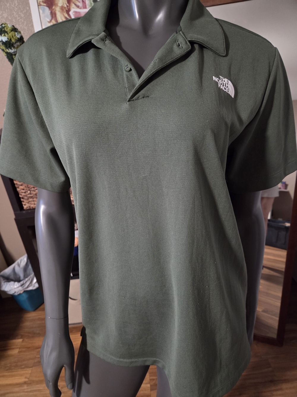 The North Face Men's Polo Shirt in Olive
